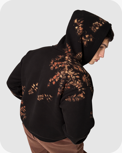 FALLING LEAVES HOODIE OVERSIZED