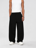 Solid Black Basic Bottoms