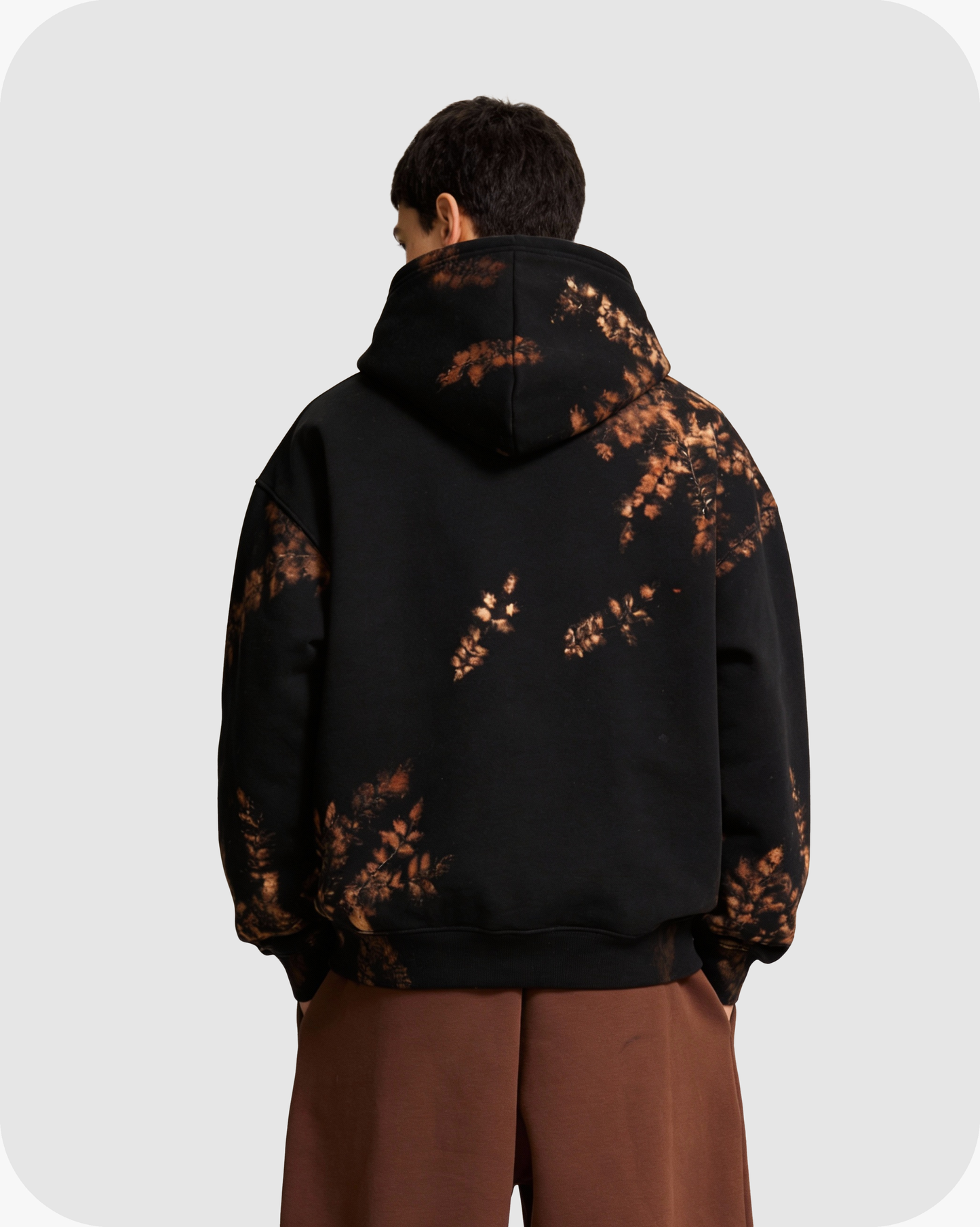 FALLING LEAVES HOODIE OVERSIZED