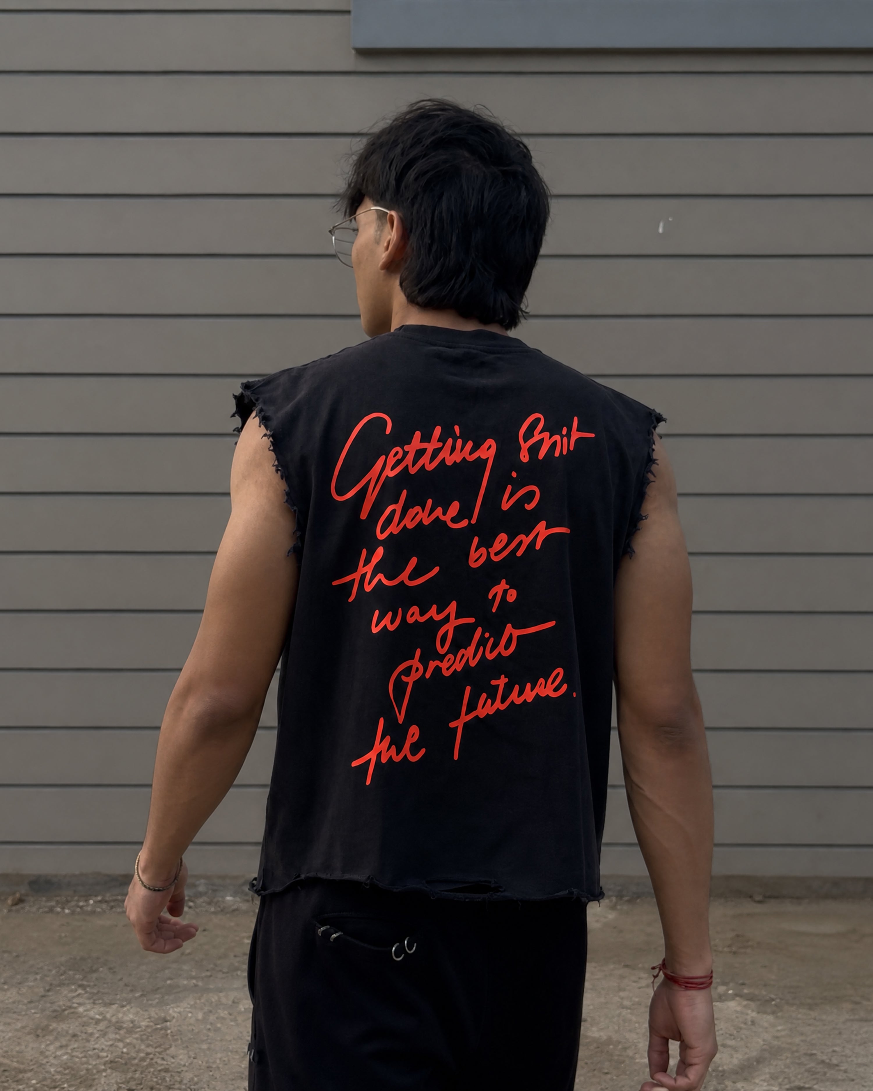 Getting Shit Done Distressed Tank