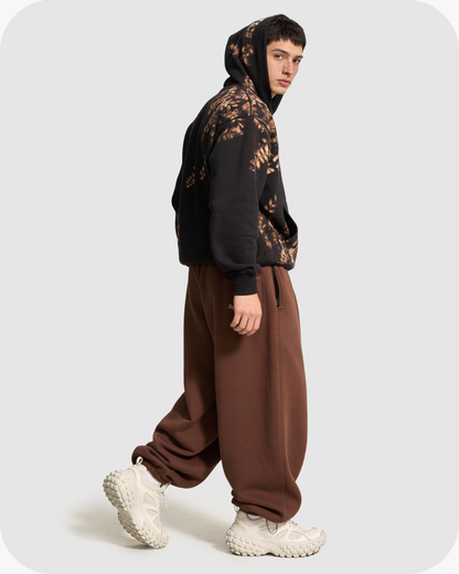 FALLING LEAVES HOODIE OVERSIZED