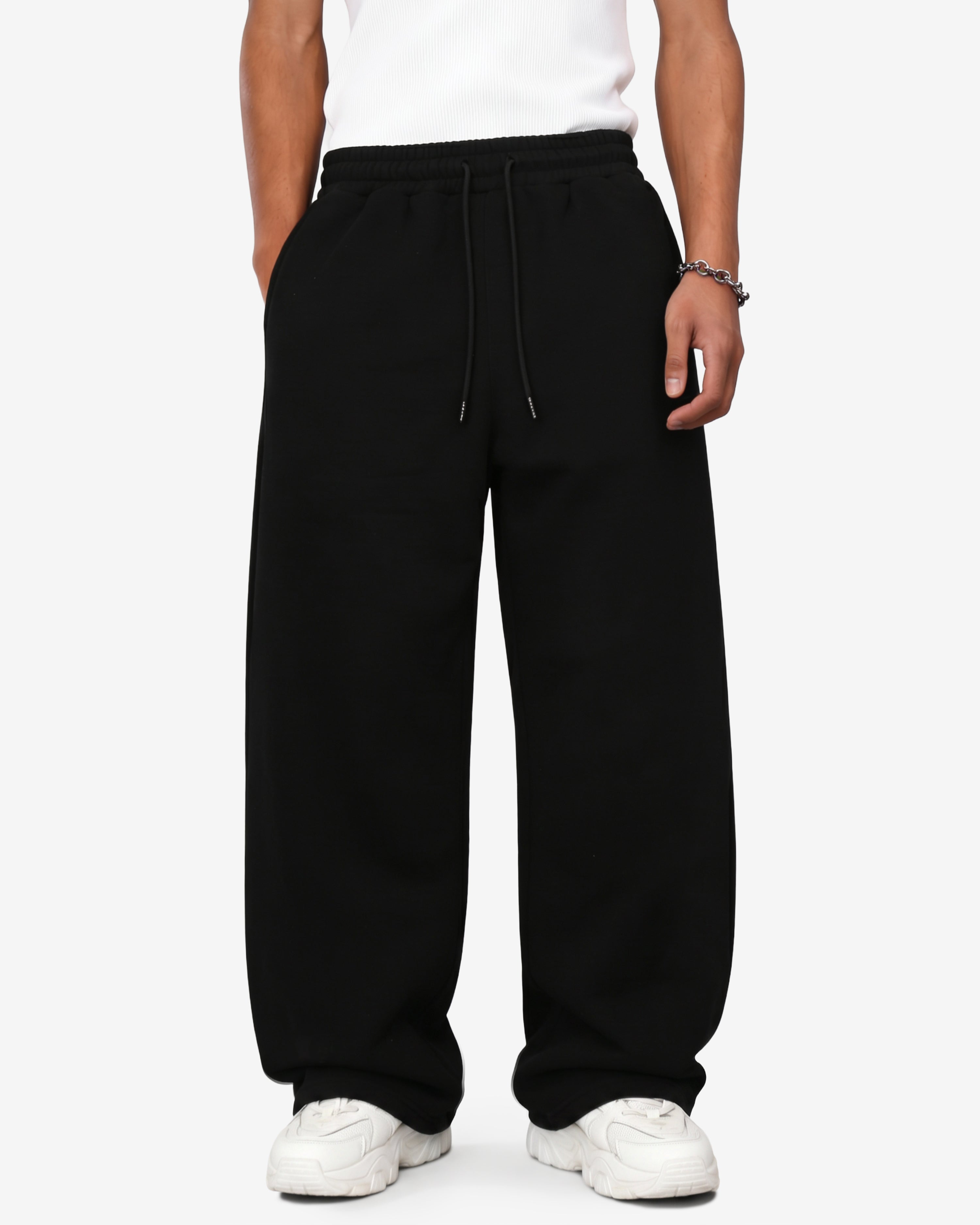Solid Black Basic Bottoms