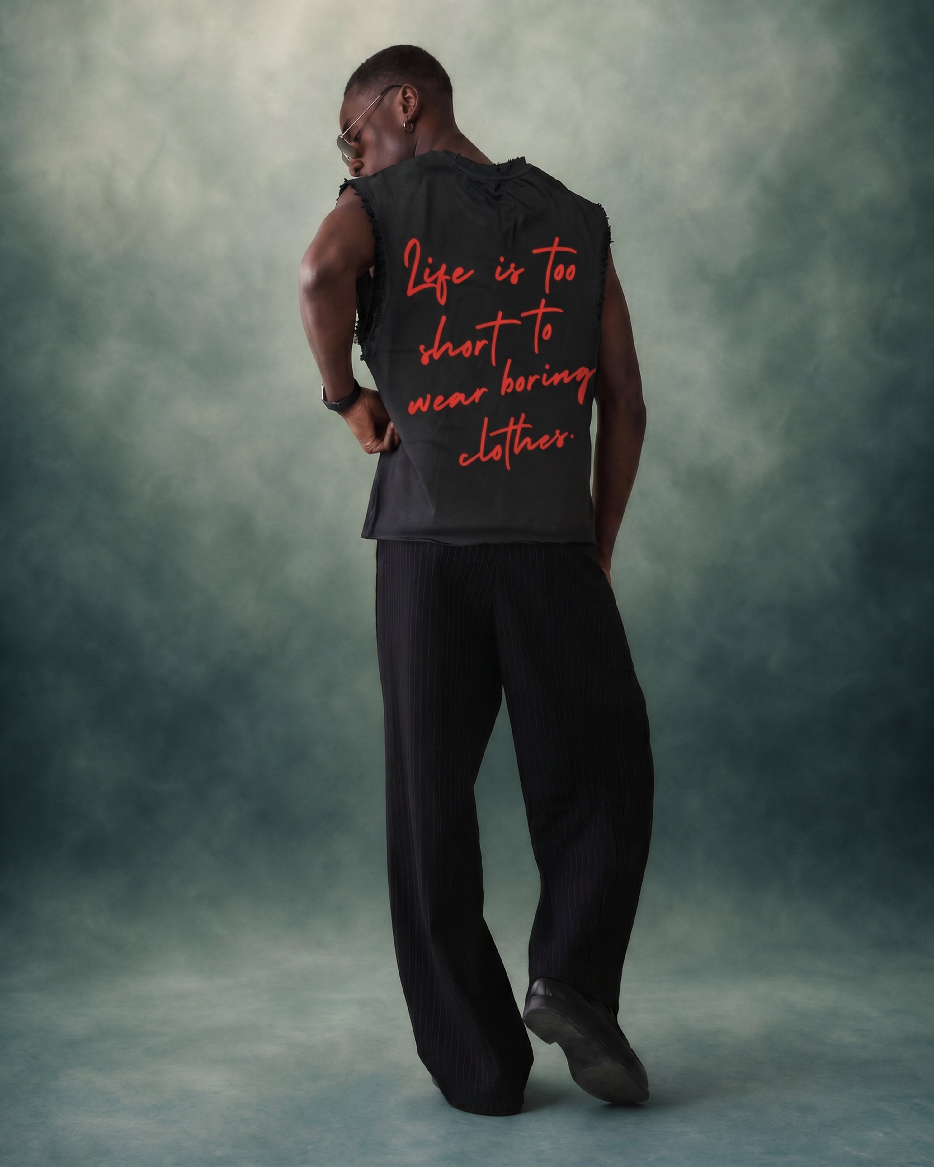 Life Is Too Short Distressed Tank