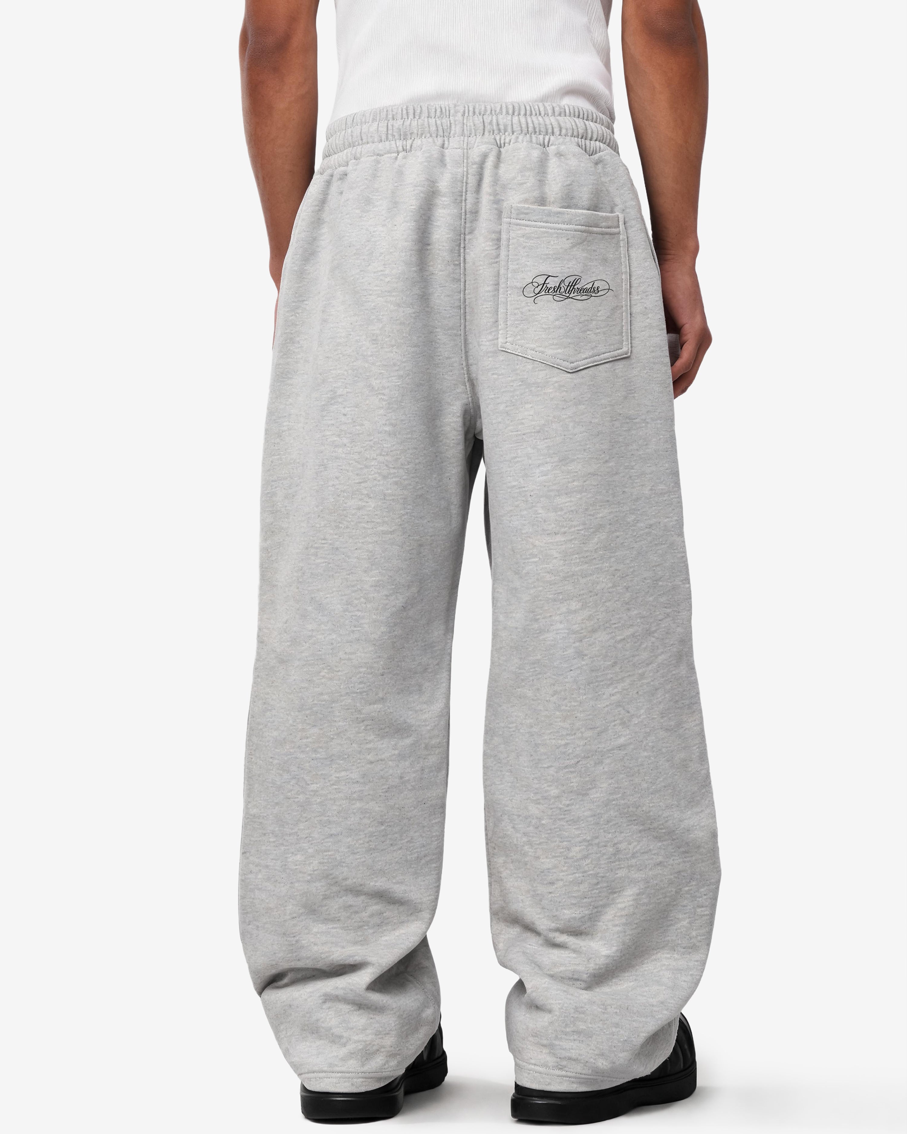 Melange Grey Basic Bottoms