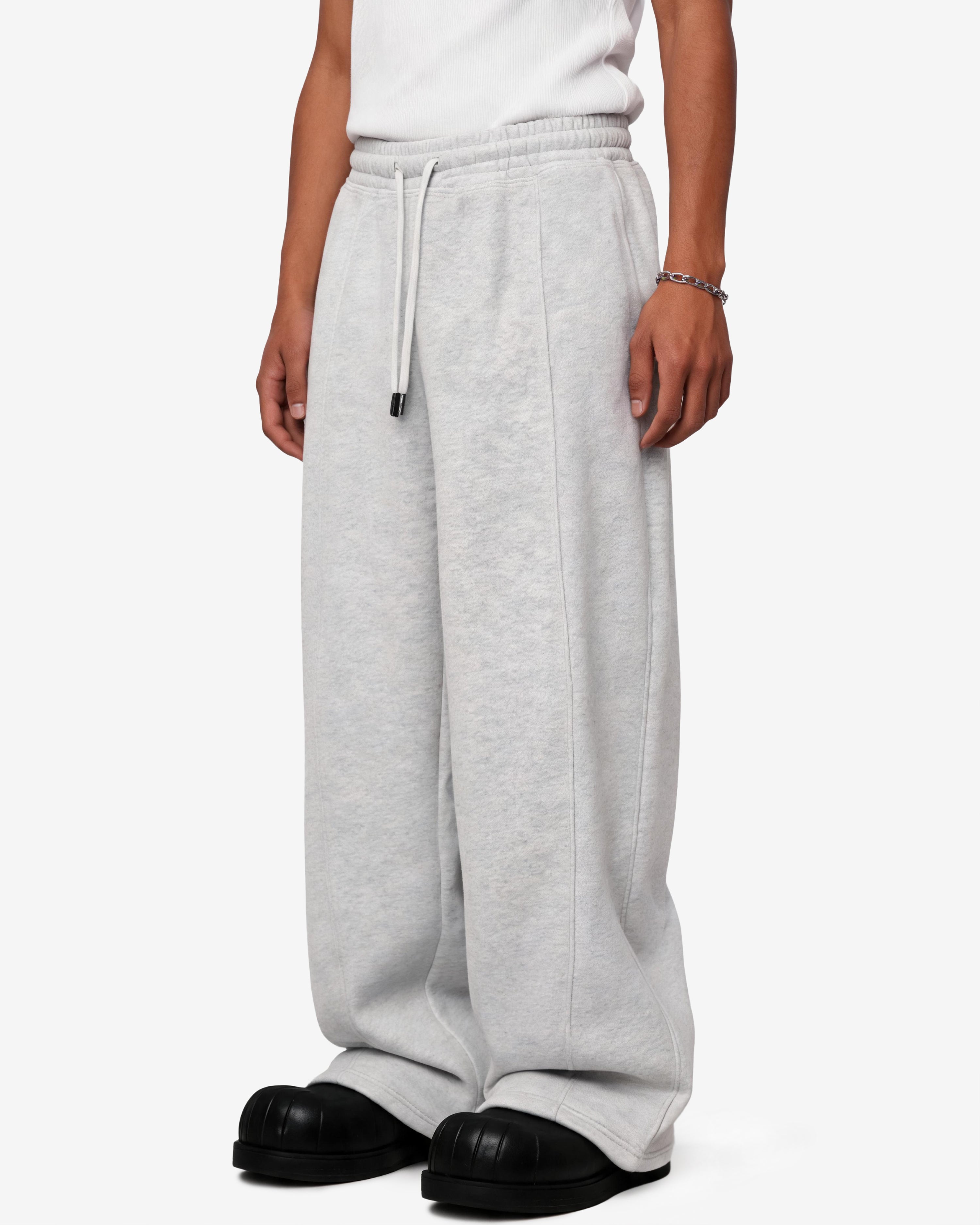 Melange Grey Basic Bottoms
