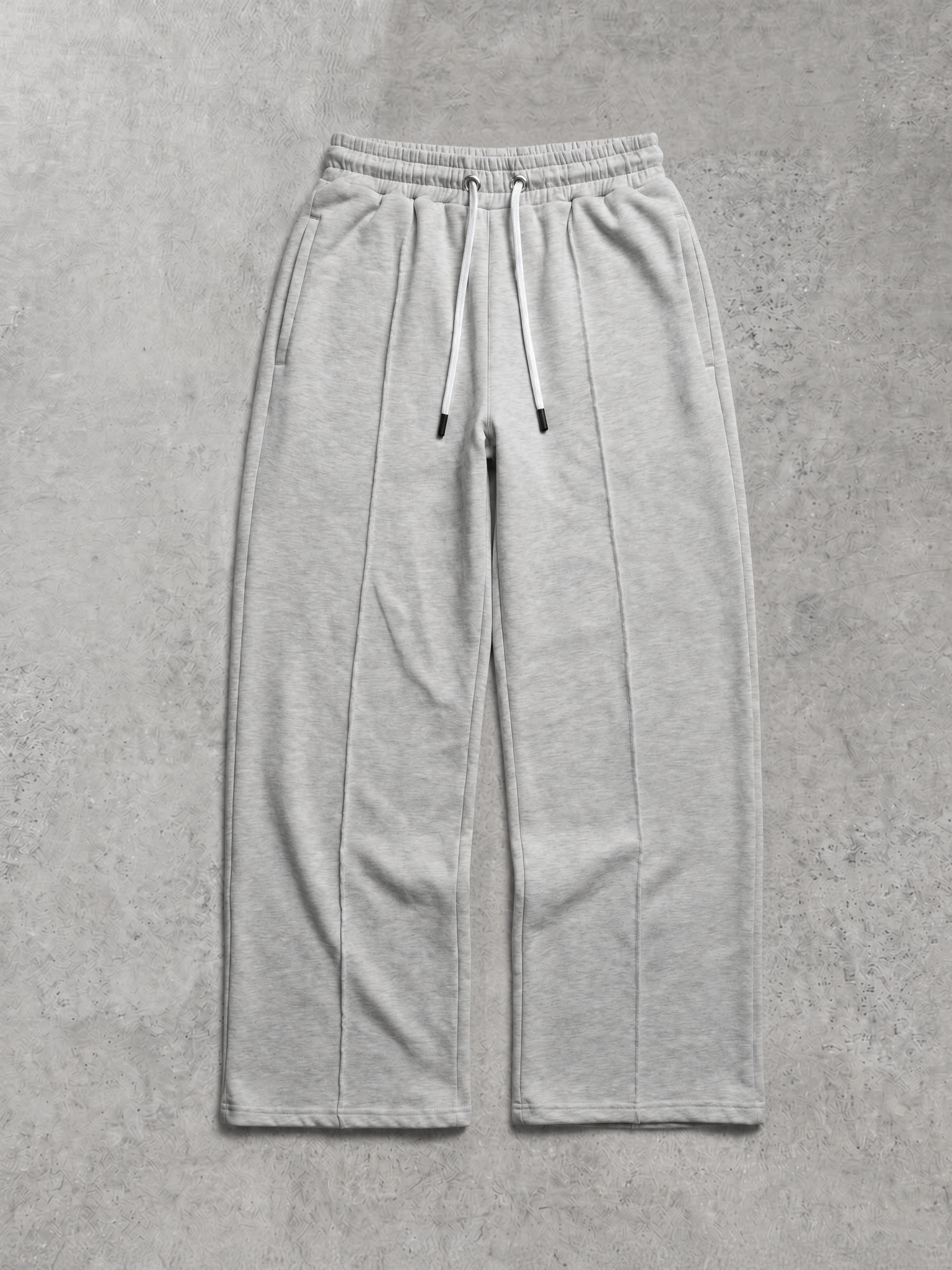 Melange Grey Basic Bottoms