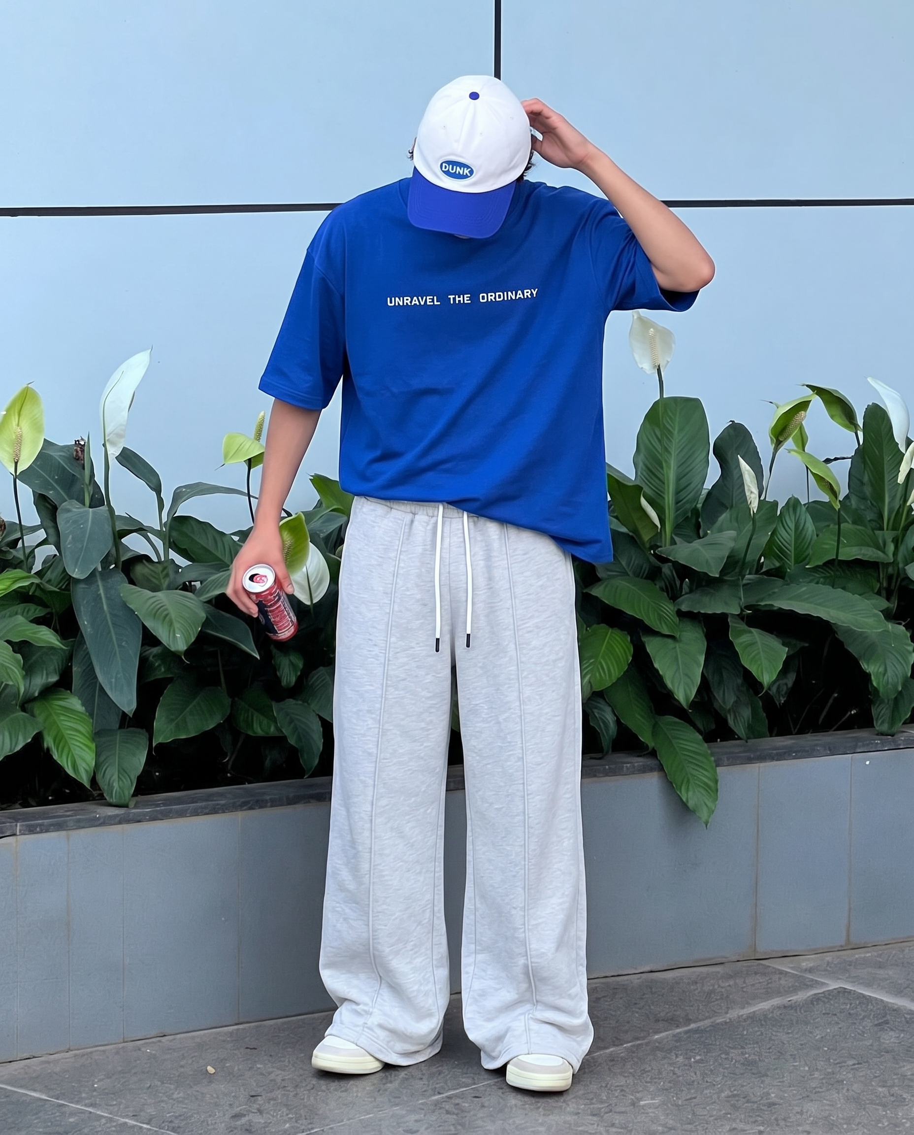 Melange Grey Basic Bottoms
